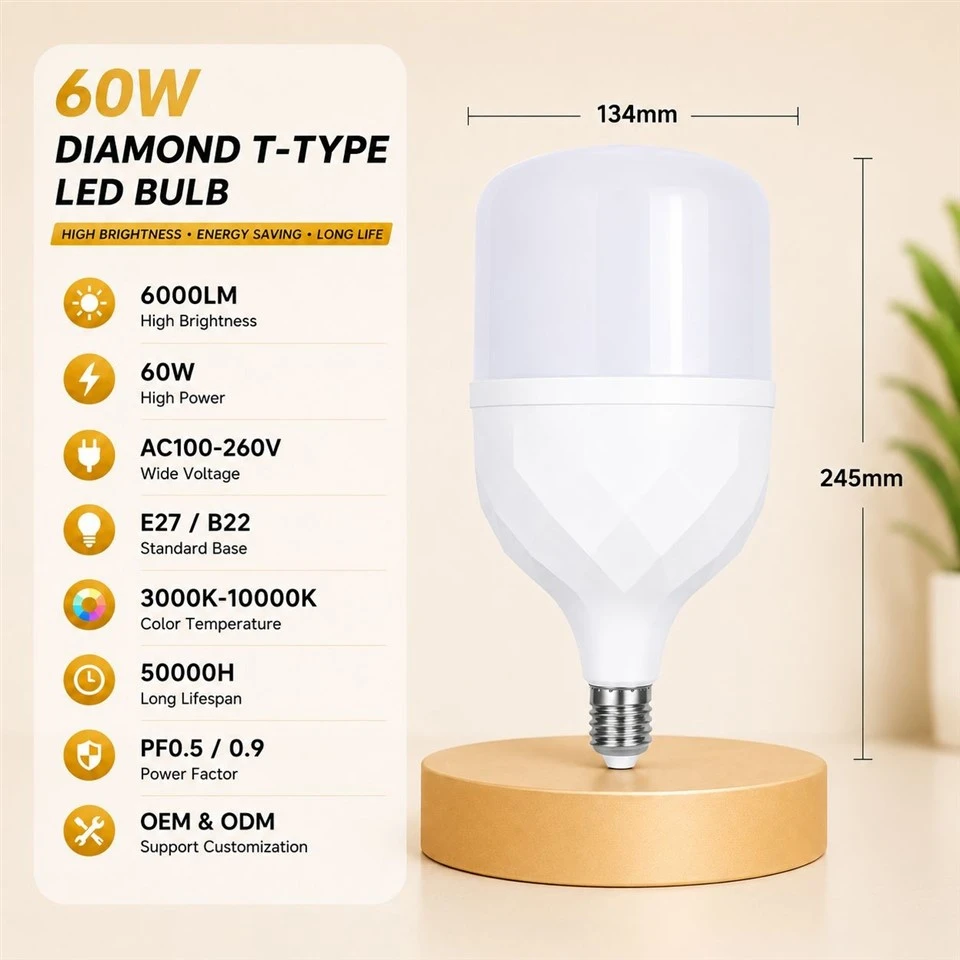 Prism Cut T-Shape LED Bulb suppliers